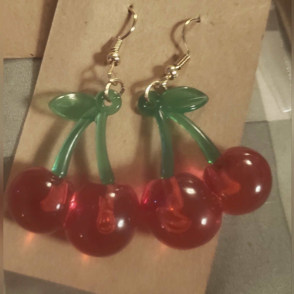 Retro Cherry Earrings